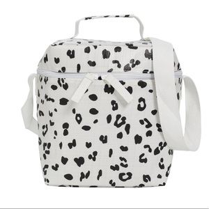 Cheetah print lunch bag